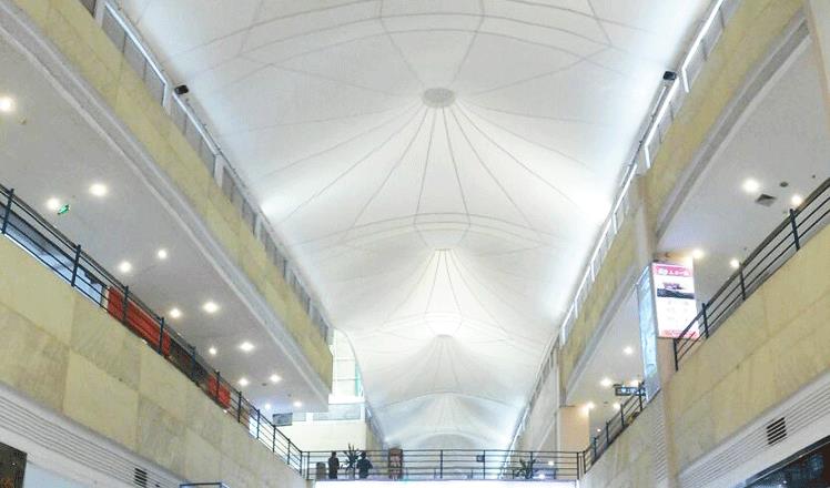 膜結(jié)構(gòu)商場頂棚