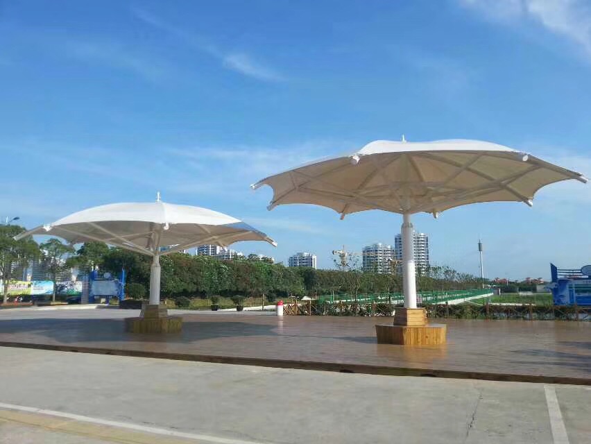 廣場景觀膜結(jié)構(gòu)遮陽棚