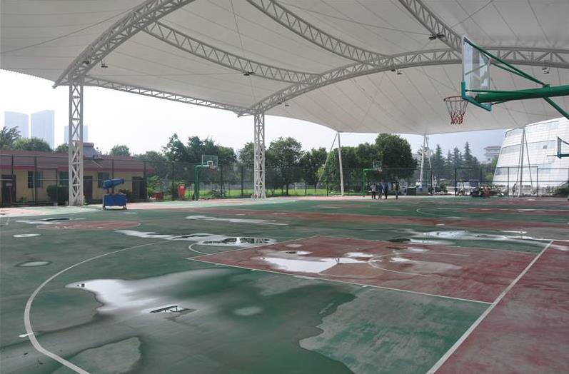 安徽海德思籃球場膜結(jié)構(gòu)