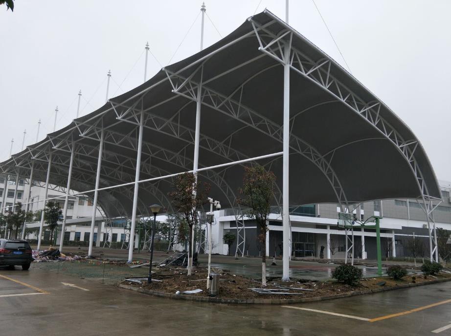 蘇州警官學(xué)校籃球場膜結(jié)構(gòu)