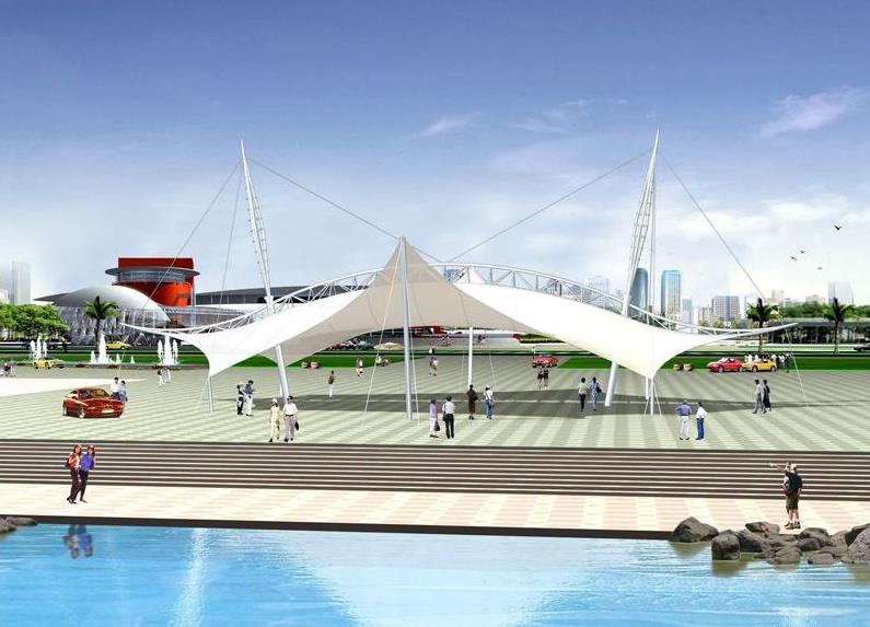 商業(yè)廣場膜結(jié)構(gòu)