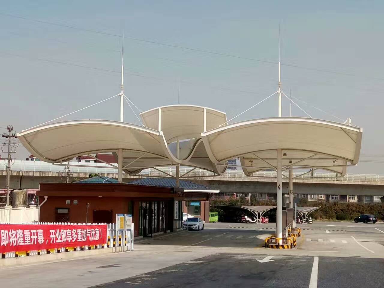 安徽海德思收費站膜結(jié)構(gòu)