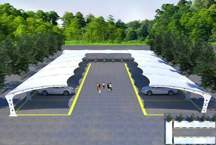 安徽海德思膜結(jié)構(gòu)停車場 安徽海德思膜結(jié)構(gòu)停車場