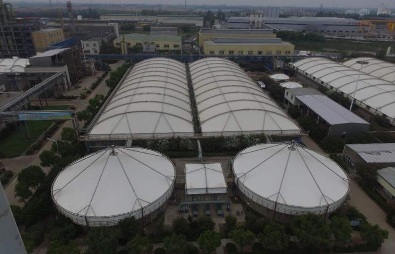 污水池膜結構集氣罩