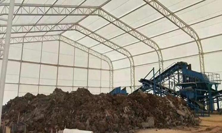 土壤修復(fù)負(fù)壓膜結(jié)構(gòu)大棚 土壤修復(fù)負(fù)壓膜結(jié)構(gòu)大棚