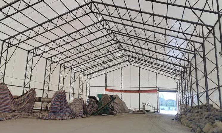 土壤修復(fù)負(fù)壓膜結(jié)構(gòu)大棚 土壤修復(fù)負(fù)壓膜結(jié)構(gòu)大棚