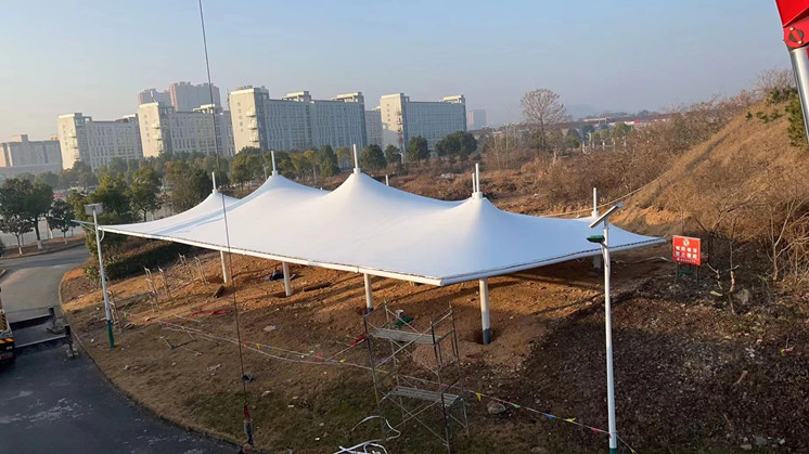 樅陽一中膜結構看臺棚 樅陽一中膜結構看臺棚