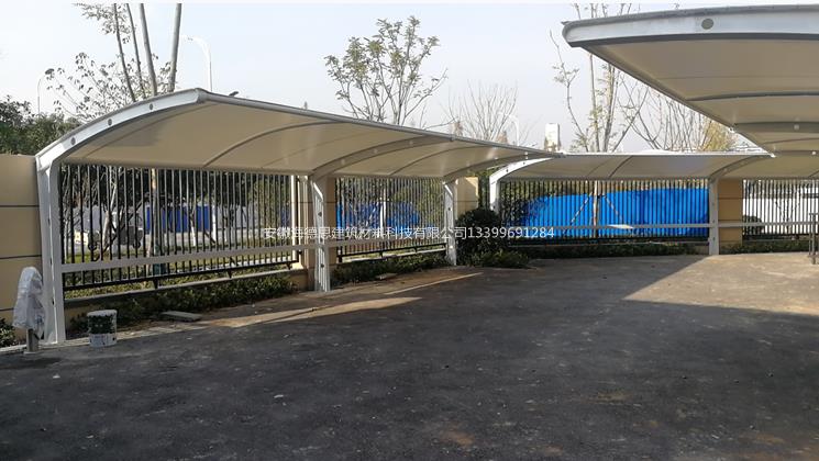 膜結(jié)構(gòu)非機(jī)動(dòng)車棚——蚌埠龍門壹品項(xiàng)目