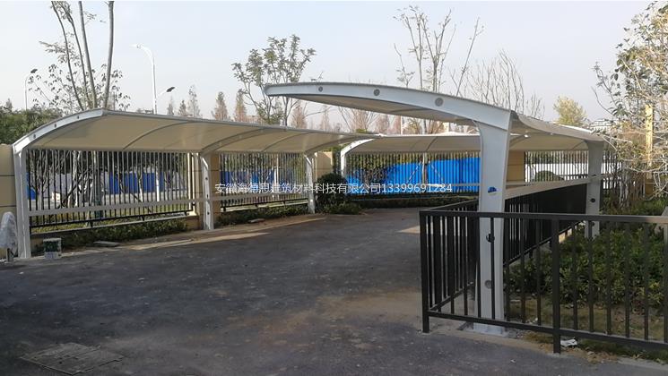 膜結(jié)構(gòu)非機(jī)動(dòng)車棚——蚌埠龍門壹品項(xiàng)目